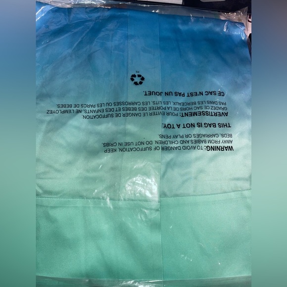 NEW Washable Mulberry Silk Ombre Tie Front Cardigan-Robe, Blue/Aqua, XS, S, Lg - Picture 4 of 5